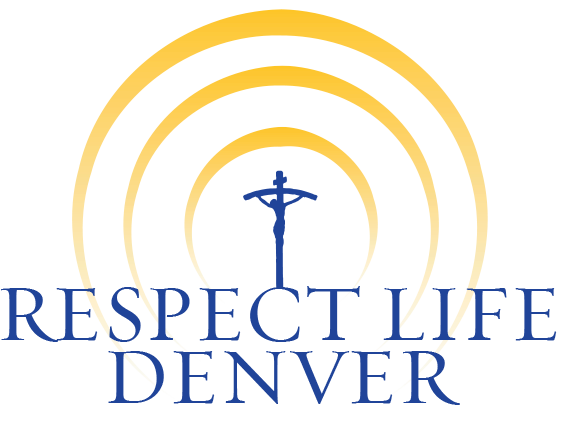 Respect Life Denver Logo Footprints