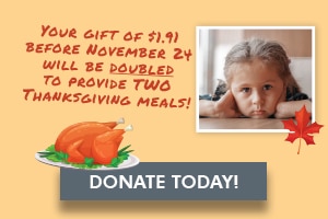 Provide a meal this Thanksgiving!