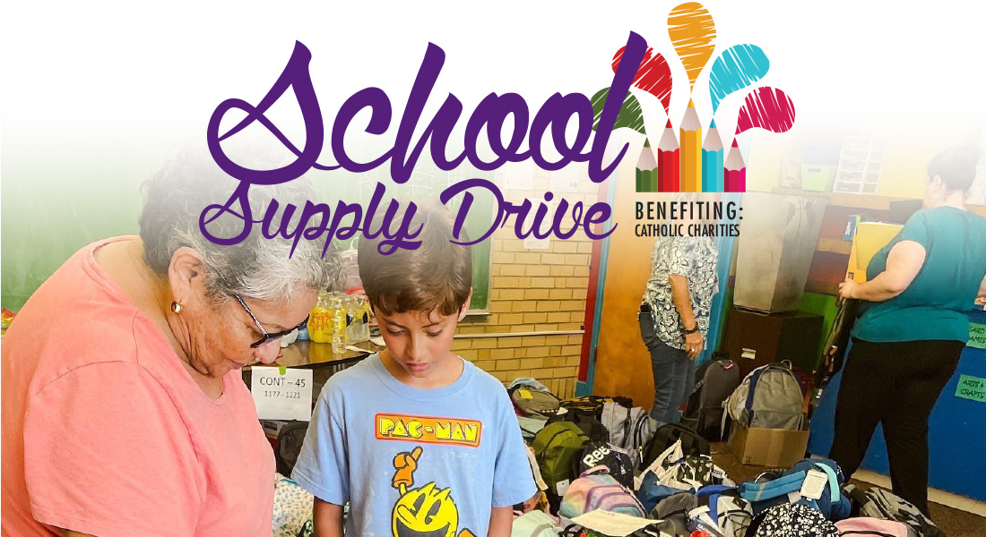 School Supply Drive Logo For Website